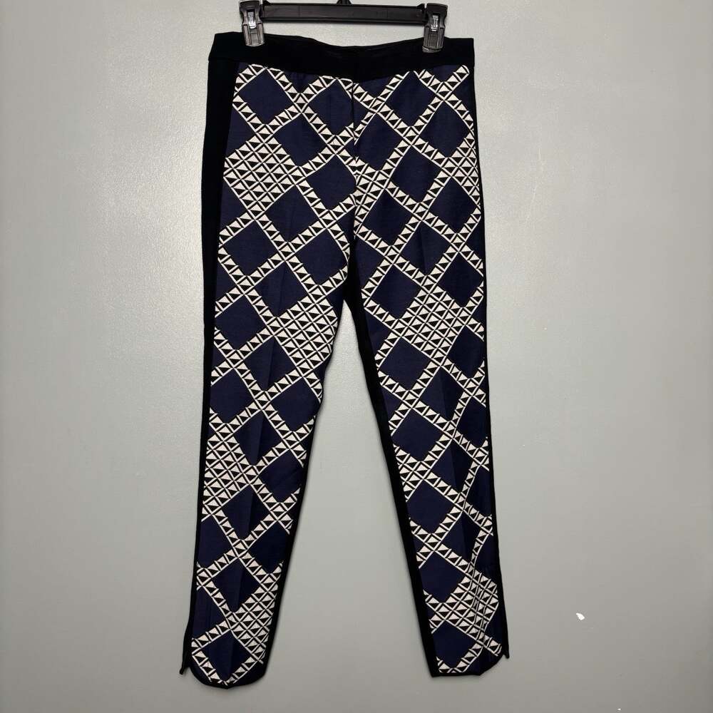 Trina Turk Womens Dress Slack Trouser Pants Print Wild Diamond Work Size 4 Small